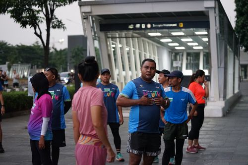 Race photo from Lari Bareng Yuk!