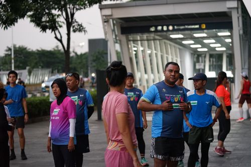 Race photo from Lari Bareng Yuk!