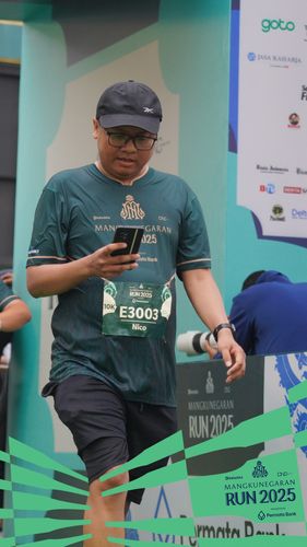 Race photo from Mangkunegaran Run 2025