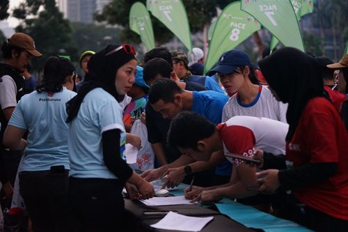 Race photo from Lari Bareng Yuk!