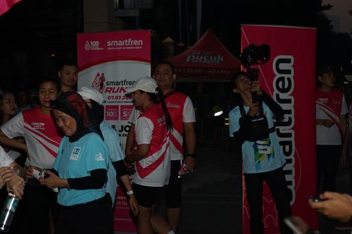 Race photo from Smartfren Run 2024 Vibes