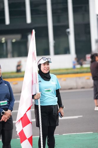 Race photo from Lari Bareng Yuk!