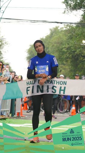 Race photo from Mangkunegaran Run 2025