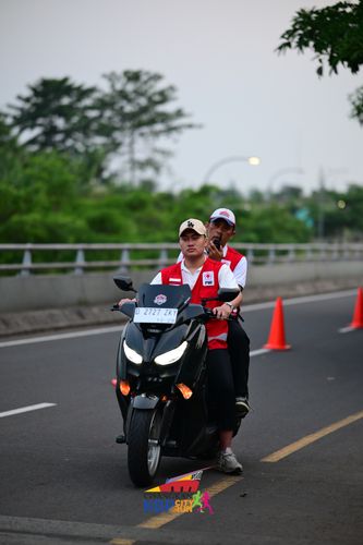 Race photo from CISANGKAN KBP CITY RUN 2025