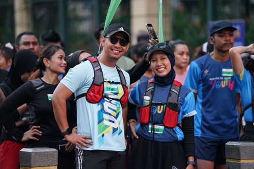 Race photo from Lari Bareng Yuk!