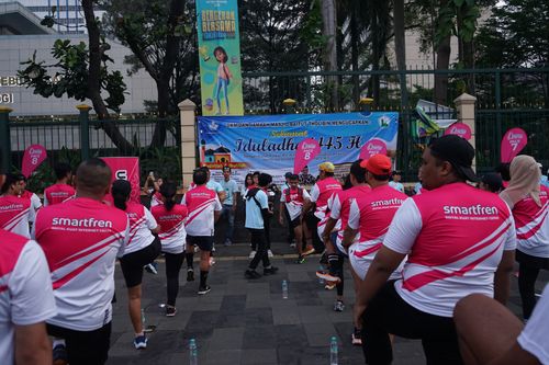 Race photo from Smartfren Run 2024 Vibes