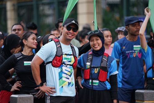 Race photo from Lari Bareng Yuk!