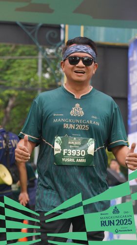 Race photo from Mangkunegaran Run 2025