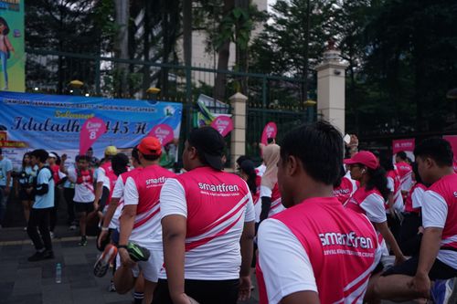 Race photo from Smartfren Run 2024 Vibes