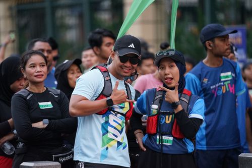 Race photo from Lari Bareng Yuk!