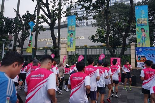 Race photo from Smartfren Run 2024 Vibes