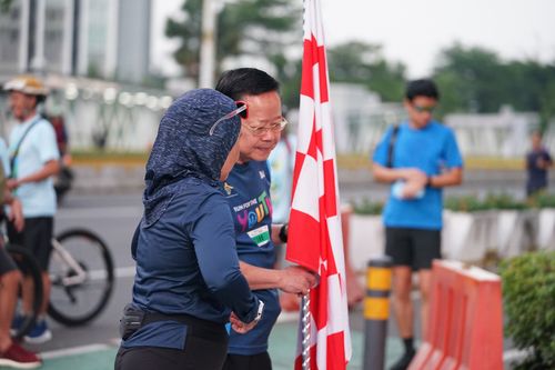 Race photo from Lari Bareng Yuk!