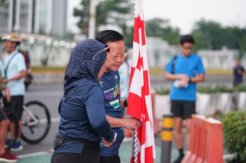 Race photo from Lari Bareng Yuk!