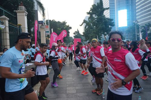 Race photo from Smartfren Run 2024 Vibes