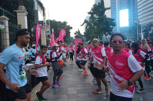 Race photo from Smartfren Run 2024 Vibes