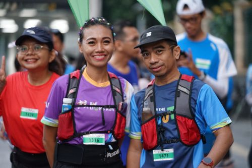 Race photo from Lari Bareng Yuk!