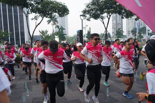 Race photo from Smartfren Run 2024 Vibes