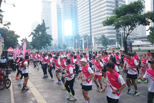Race photo from Smartfren Run 2024 Vibes