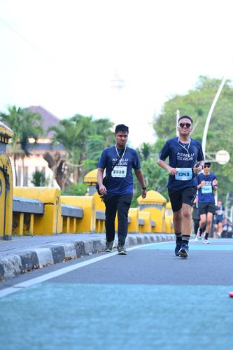 Race photo from KEMLU RUN 2025