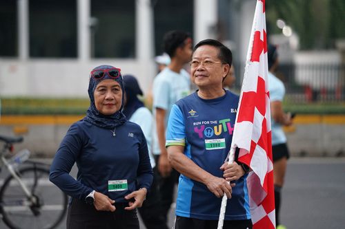 Race photo from Lari Bareng Yuk!