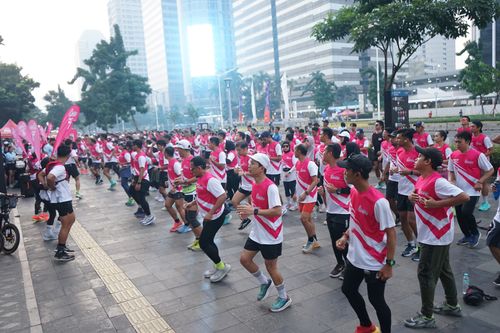 Race photo from Smartfren Run 2024 Vibes