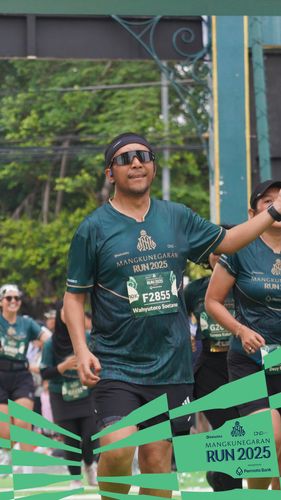 Race photo from Mangkunegaran Run 2025