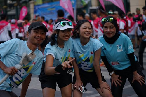 Race photo from Smartfren Run 2024 Vibes