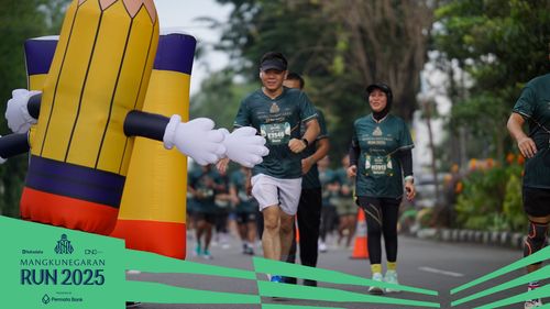 Race photo from Mangkunegaran Run 2025