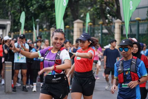 Race photo from Lari Bareng Yuk!