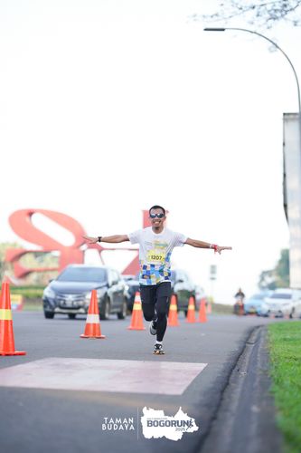 Race photo from Taman Budaya x BOGORUN 2025