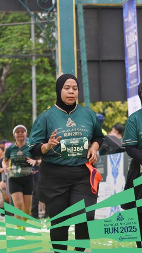 Race photo from Mangkunegaran Run 2025
