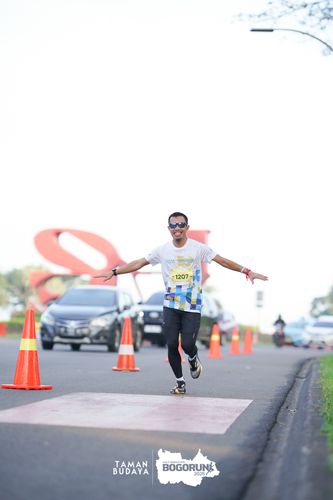 Race photo from Taman Budaya x BOGORUN 2025
