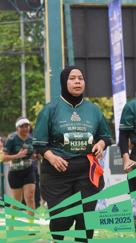 Race photo from Mangkunegaran Run 2025