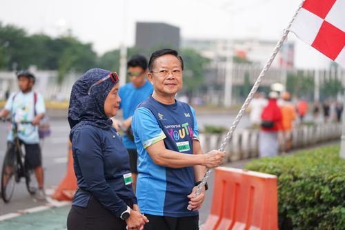 Race photo from Lari Bareng Yuk!