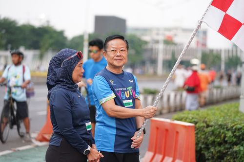 Race photo from Lari Bareng Yuk!
