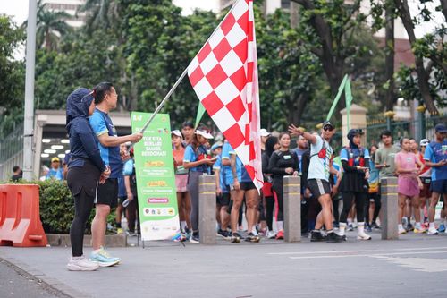 Race photo from Lari Bareng Yuk!
