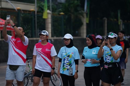 Race photo from Smartfren Run 2024 Vibes