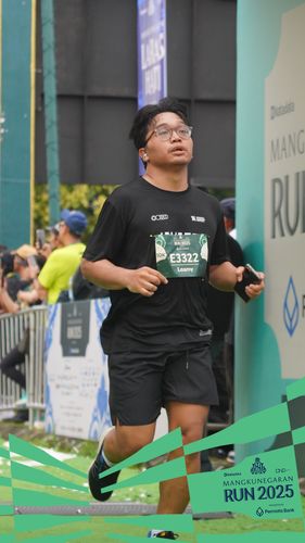 Race photo from Mangkunegaran Run 2025