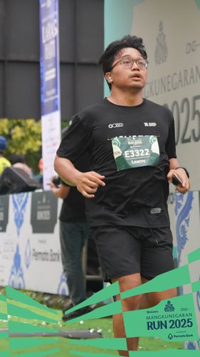 Race photo from Mangkunegaran Run 2025