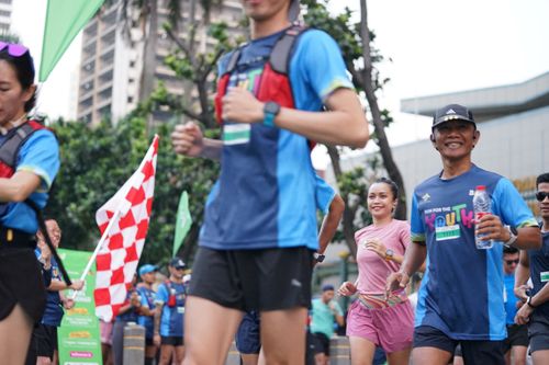 Race photo from Lari Bareng Yuk!