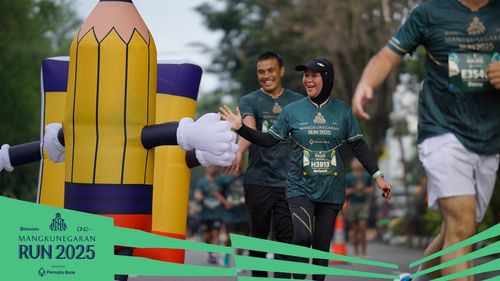 Race photo from Mangkunegaran Run 2025