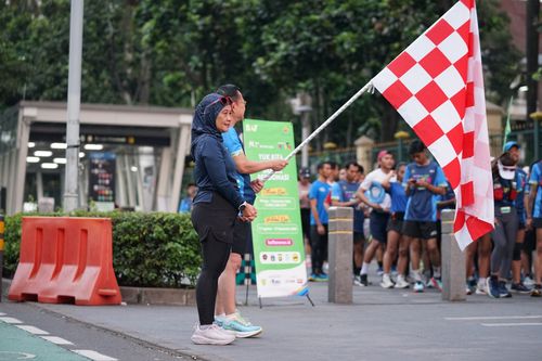 Race photo from Lari Bareng Yuk!