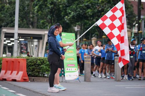 Race photo from Lari Bareng Yuk!
