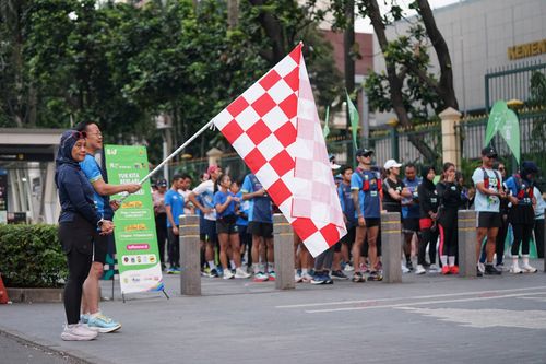 Race photo from Lari Bareng Yuk!