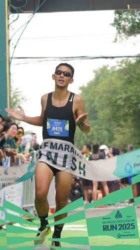 Race photo from Mangkunegaran Run 2025
