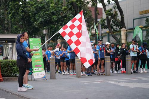 Race photo from Lari Bareng Yuk!