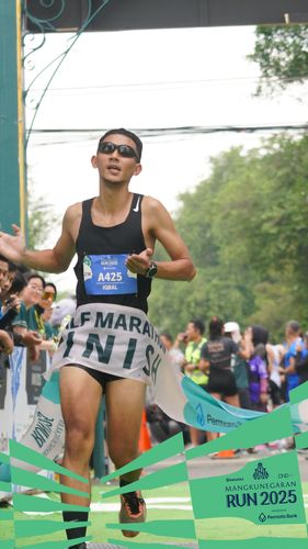 Race photo from Mangkunegaran Run 2025