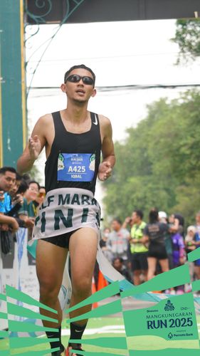 Race photo from Mangkunegaran Run 2025