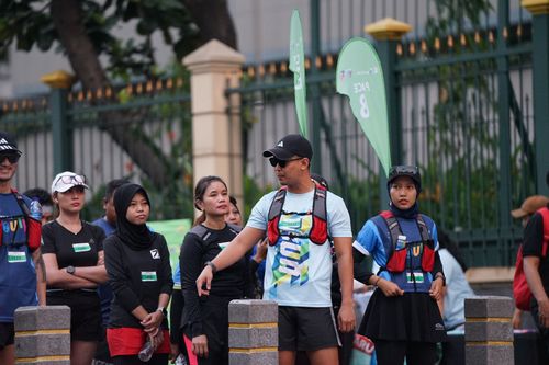 Race photo from Lari Bareng Yuk!