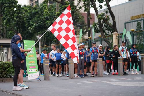 Race photo from Lari Bareng Yuk!